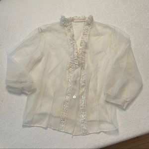 Vintage White/Cream Blouse